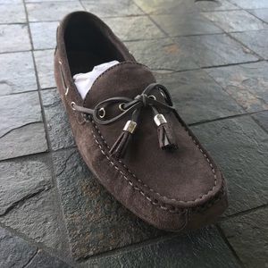 Cole Haan chocolate suede loafers